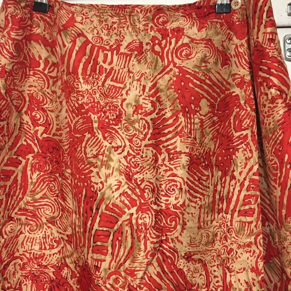 NYGARD COLLECTION SILK WRAP SKIRTS SIZE 14 - Picture 6 of 7